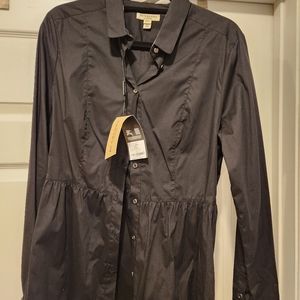 Long sleeve peplum shirt